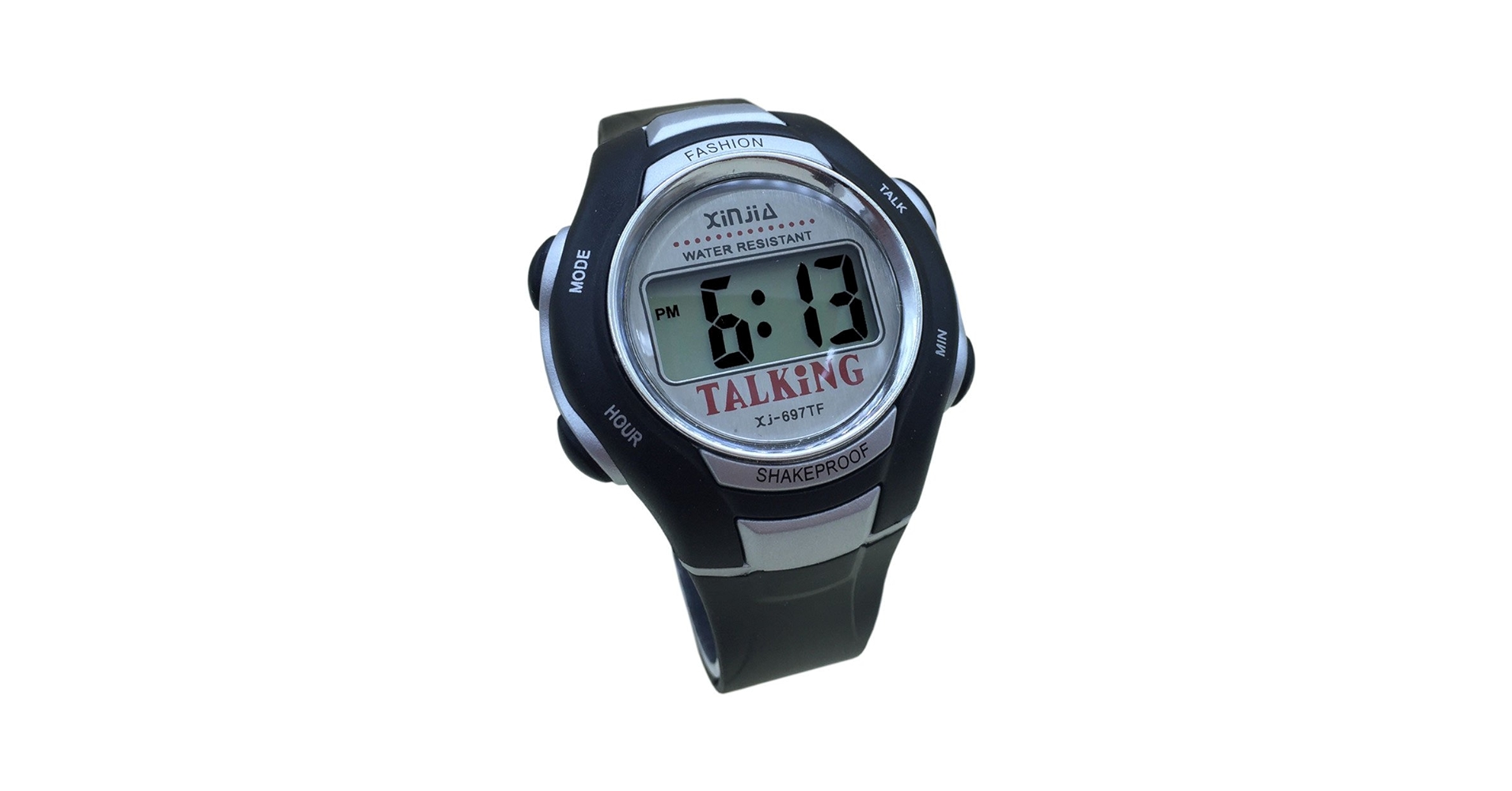 VISIOYO デジタルスポーツウォッチ 英語 697TE アラーム付き Amazon.com: VISIOYO English Talking Watch Digital Sports